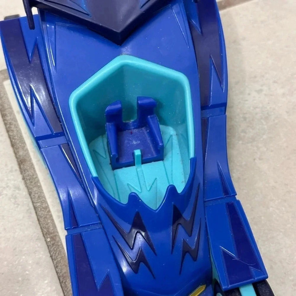PJ Masks Catboy Cat-Car Vehicle & Figure [with Cat Boy] Blue Toy - Picture 6 of 10